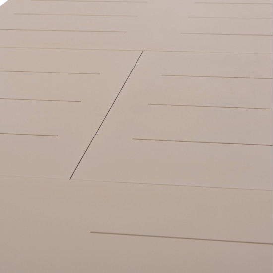 Τραπεζι επεκτεινομενο sympo hm6415.05 μπεζ αλουμινιο 220-300x100x75υεκ **