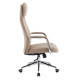 Καρεκλα γραφειου sonty hm18354.02 μπεζ pu δερμα--βαση χρωμιου 64x68x125υεκ ** Καρεκλα γραφειου sonty hm18354.02 μπεζ pu δερμα--βαση χρωμιου 64x68x125υεκ **