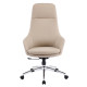 Καρεκλα γραφειου bekker hm18359.02 μπεζ pu δερμα--βαση χρωμιου 67x67x126υεκ ** Καρεκλα γραφειου bekker hm18359.02 μπεζ pu δερμα--βαση χρωμιου 67x67x126υεκ **