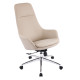 Καρεκλα γραφειου bekker hm18359.02 μπεζ pu δερμα--βαση χρωμιου 67x67x126υεκ ** Καρεκλα γραφειου bekker hm18359.02 μπεζ pu δερμα--βαση χρωμιου 67x67x126υεκ **