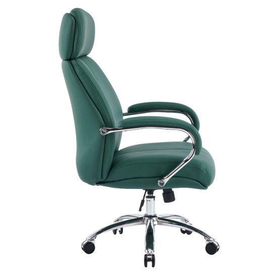 Καρεκλα γραφειου toren hm18357.07 πρασινο pu δερμα--βαση χρωμιου 66x74x128υεκ ** Καρεκλα γραφειου toren hm18357.07 πρασινο pu δερμα--βαση χρωμιου 66x74x128υεκ **