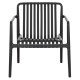 Πολυθρονα lounge εξωτ.χωρου malen hm6626.02 μαυρο πολυπροπυλενιο 67x75x75υεκ **