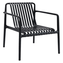 Πολυθρονα lounge εξωτ.χωρου malen hm6626.02 μαυρο πολυπροπυλενιο 67x75x75υεκ **