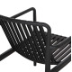Πολυθρονα lounge εξωτ.χωρου malen hm6626.02 μαυρο πολυπροπυλενιο 67x75x75υεκ **