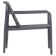 Πολυθρονα lounge εξωτ.χωρου malen hm6626.03 γκρι πολυπροπυλενιο 67x75x75υεκ **