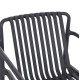 Πολυθρονα lounge εξωτ.χωρου malen hm6626.03 γκρι πολυπροπυλενιο 67x75x75υεκ **