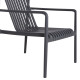 Πολυθρονα lounge εξωτ.χωρου malen hm6626.03 γκρι πολυπροπυλενιο 67x75x75υεκ **