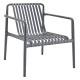 Πολυθρονα lounge εξωτ.χωρου malen hm6626.03 γκρι πολυπροπυλενιο 67x75x75υεκ **