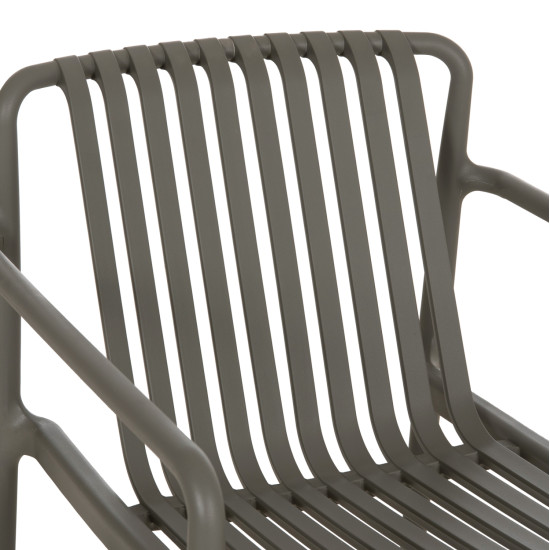 Πολυθρονα lounge εξωτ.χωρου malen hm6626.05 olive green πολυπροπυλενιο 67x75x75υεκ **