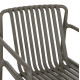 Πολυθρονα lounge εξωτ.χωρου malen hm6626.05 olive green πολυπροπυλενιο 67x75x75υεκ **