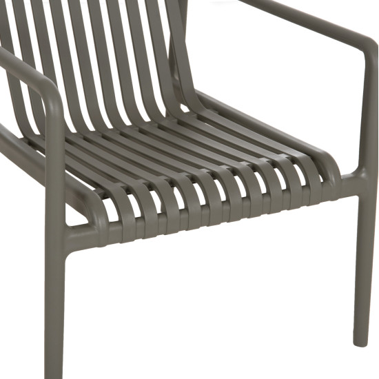 Πολυθρονα lounge εξωτ.χωρου malen hm6626.05 olive green πολυπροπυλενιο 67x75x75υεκ **