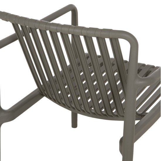 Πολυθρονα lounge εξωτ.χωρου malen hm6626.05 olive green πολυπροπυλενιο 67x75x75υεκ **