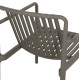 Πολυθρονα lounge εξωτ.χωρου malen hm6626.05 olive green πολυπροπυλενιο 67x75x75υεκ **