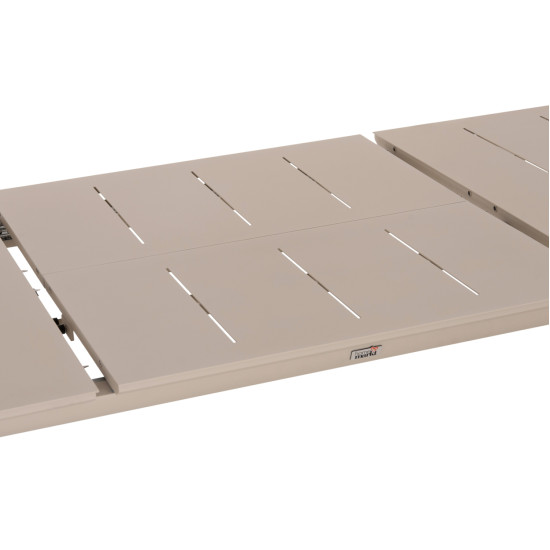 Σετ τραπεζαριασ εξ.χωρου 6 θεσεων elara hm10726.05 μπεζ αλουμινιο-επεκτεινομενο τραπεζι **