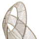 Πολυθρονα-φωλια ruler hm6506.02 μοκα μεταλλο-p.e.rattan--γκρι μαξιλαρια 90x85x154υεκ ** Πολυθρονα-φωλια ruler hm6506.02 μοκα μεταλλο-p.e.rattan--γκρι μαξιλαρια 90x85x154υεκ **