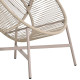 Πολυθρονα-φωλια ruler hm6506.02 μοκα μεταλλο-p.e.rattan--γκρι μαξιλαρια 90x85x154υεκ ** Πολυθρονα-φωλια ruler hm6506.02 μοκα μεταλλο-p.e.rattan--γκρι μαξιλαρια 90x85x154υεκ **