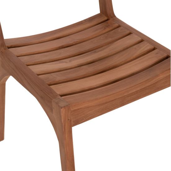 Καρεκλα εξωτ.χωρου pavel hm6615 ξυλο teak--φυσικο χρωμα 46x54x78υεκ. **