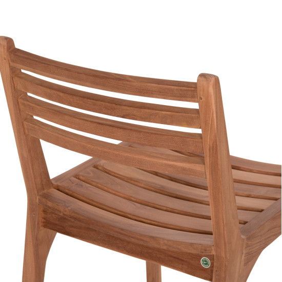 Καρεκλα εξωτ.χωρου pavel hm6615 ξυλο teak--φυσικο χρωμα 46x54x78υεκ. **
