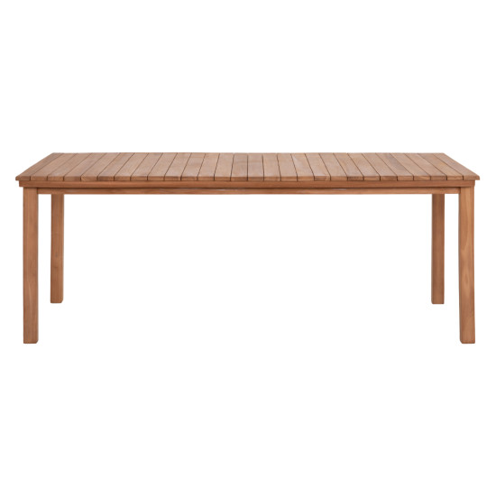 Τραπεζι ορθογωνιο finto hm6616 ξυλο teak--φυσικο 200x100x75υεκ. **