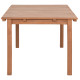 Τραπεζι ορθογωνιο finto hm6616 ξυλο teak--φυσικο 200x100x75υεκ. **