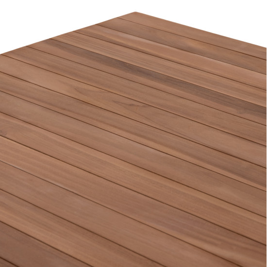 Τραπεζι ορθογωνιο finto hm6616 ξυλο teak--φυσικο 200x100x75υεκ. **