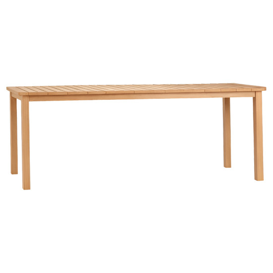 Τραπεζι ορθογωνιο finto hm6616 ξυλο teak--φυσικο 200x100x75υεκ. **