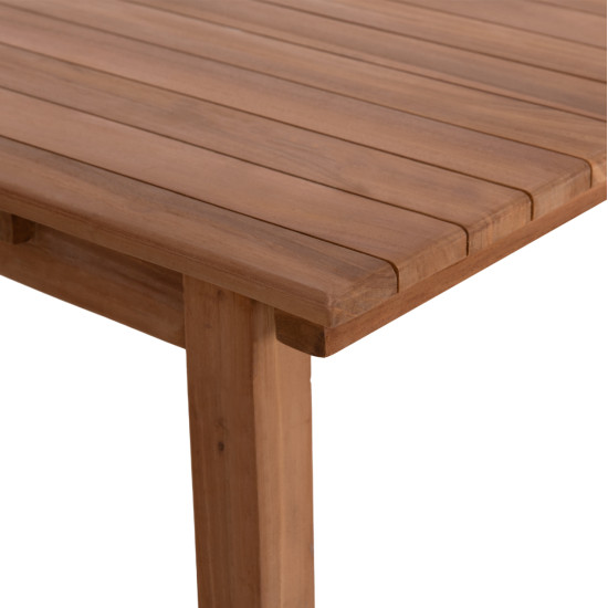 Τραπεζι ορθογωνιο finto hm6616 ξυλο teak--φυσικο 200x100x75υεκ. **