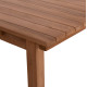 Τραπεζι ορθογωνιο finto hm6616 ξυλο teak--φυσικο 200x100x75υεκ. **