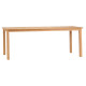 Τραπεζι ορθογωνιο finto hm6616 ξυλο teak--φυσικο 200x100x75υεκ. **
