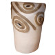 Επιτραπεζιο διακοσμητικο βαζο dean hm4677.02l τερακοτα σε κρεμ--φ22x33υεκ. **