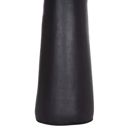 Επιτραπεζιο διακοσμητικο dean hm4679.01 μαυρη τερακοτα & σχοινι agel φ18x35υεκ **