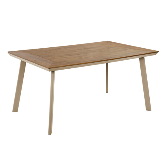Τραπεζι αλουμινιου με polywood taber hm5132.04 καπουτσινο 160x92x72υεκ ** Τραπεζι αλουμινιου με polywood taber hm5132.04 καπουτσινο 160x92x72υεκ **