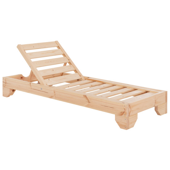 Ξαπλωστρα βαρ.τυπου κορινοσ hm10779.04 ξυλο πευκου φυσικο-εμποτισμοσ 79x204x77υεκ **