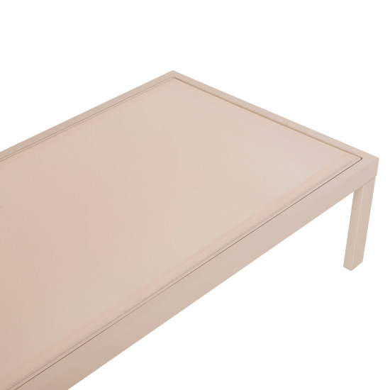 Ξαπλωστρα αλουμινιου thatcher hm5983.04 σαμπανι σκελετοσ & textilene 197x64x92υεκ **