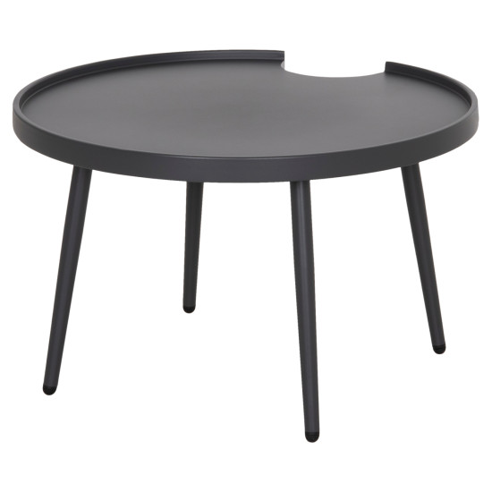 Τραπεζι μεσησ στρογγυλο εξ.χωρου teroc hm6434.01 αλουμινιο γκρι φ70x44υεκ ** Τραπεζι μεσησ στρογγυλο εξ.χωρου teroc hm6434.01 αλουμινιο γκρι φ70x44υεκ **