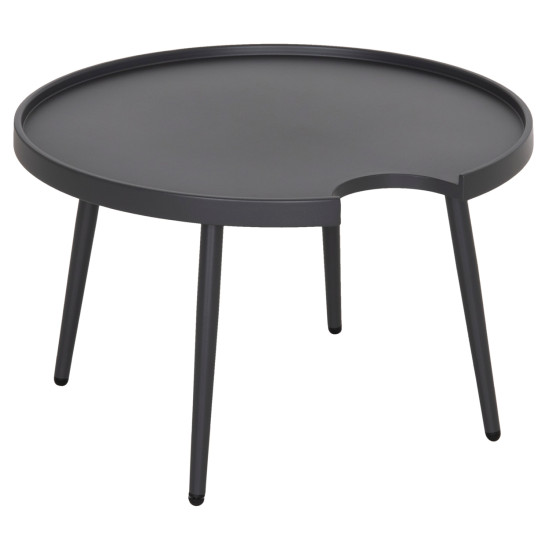 Τραπεζι μεσησ στρογγυλο εξ.χωρου teroc hm6434.01 αλουμινιο γκρι φ70x44υεκ ** Τραπεζι μεσησ στρογγυλο εξ.χωρου teroc hm6434.01 αλουμινιο γκρι φ70x44υεκ **