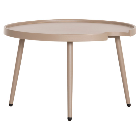 Τραπεζι μεσησ στρογγυλο εξ.χωρου teroc hm6434.03 αλουμινιο καπουτσινο φ70x44υεκ **