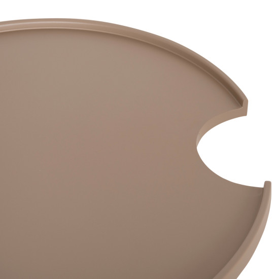 Τραπεζι μεσησ στρογγυλο εξ.χωρου teroc hm6434.03 αλουμινιο καπουτσινο φ70x44υεκ **