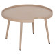 Τραπεζι μεσησ στρογγυλο εξ.χωρου teroc hm6434.03 αλουμινιο καπουτσινο φ70x44υεκ **