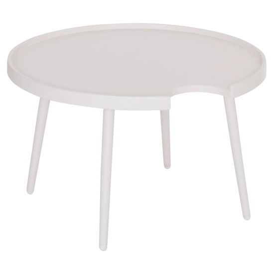 Τραπεζι μεσησ στρογγυλο εξ.χωρου teroc hm6434.02 αλουμινιο λευκο φ70x44υεκ ** Τραπεζι μεσησ στρογγυλο εξ.χωρου teroc hm6434.02 αλουμινιο λευκο φ70x44υεκ **