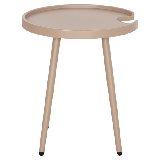 Τραπεζι βοηθητικο στρογγυλο εξ.χωρου teroc hm6433.03 αλουμινιο καπουτσινο φ47x53υεκ ** Τραπεζι βοηθητικο στρογγυλο εξ.χωρου teroc hm6433.03 αλουμινιο καπουτσινο φ47x53υεκ **