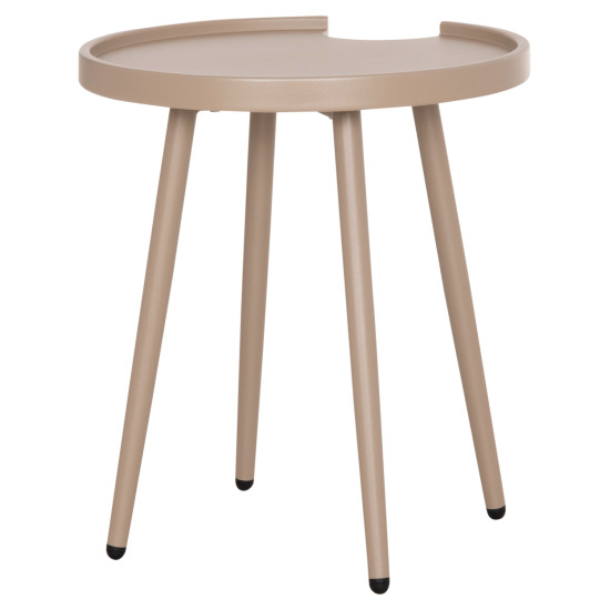 Τραπεζι βοηθητικο στρογγυλο εξ.χωρου teroc hm6433.03 αλουμινιο καπουτσινο φ47x53υεκ ** Τραπεζι βοηθητικο στρογγυλο εξ.χωρου teroc hm6433.03 αλουμινιο καπουτσινο φ47x53υεκ **