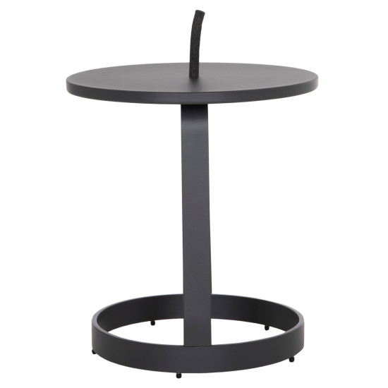 Τραπεζι βοηθητικο εξ.χωρου mino hm6432.01 αλουμινιο & σχοινι γκρι φ47x53υεκ ** Τραπεζι βοηθητικο εξ.χωρου mino hm6432.01 αλουμινιο & σχοινι γκρι φ47x53υεκ **