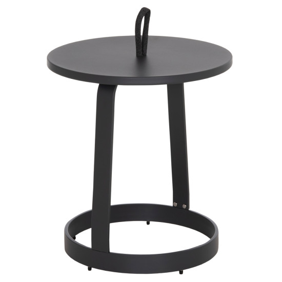 Τραπεζι βοηθητικο εξ.χωρου mino hm6432.01 αλουμινιο & σχοινι γκρι φ47x53υεκ ** Τραπεζι βοηθητικο εξ.χωρου mino hm6432.01 αλουμινιο & σχοινι γκρι φ47x53υεκ **