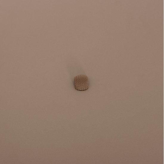 Τραπεζι βοηθητικο εξ.χωρου mino hm6432.03 αλουμινιο & σχοινι καπουτσινο φ47x53υεκ **