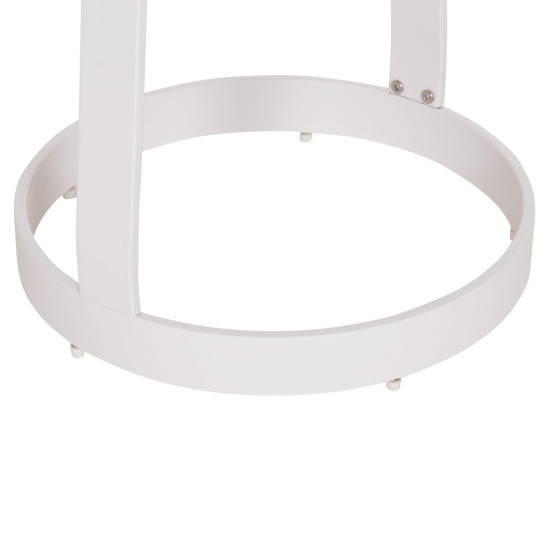 Τραπεζι βοηθητικο εξ.χωρου mino hm6432.02 αλουμινιο λευκο & σχοινι μπεζ φ47x53υεκ ** Τραπεζι βοηθητικο εξ.χωρου mino hm6432.02 αλουμινιο λευκο & σχοινι μπεζ φ47x53υεκ **