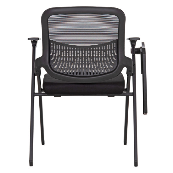 ΚΑΡΕΚΛΑ ΣΥΝΕΔΡΙΟΥ ΠΤΥΣΣΟΜΕΝΗ ΜΕ ΑΝΑΛΟΓΙΟ DENO HM1209.01 MESH ΥΦΑΣΜΑ ΜΑΥΡΟ 65x63x82Υεκ. - 2τεμ **