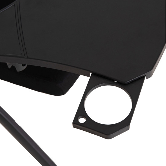 ΚΑΡΕΚΛΑ ΣΥΝΕΔΡΙΟΥ ΠΤΥΣΣΟΜΕΝΗ ΜΕ ΑΝΑΛΟΓΙΟ DENO HM1209.01 MESH ΥΦΑΣΜΑ ΜΑΥΡΟ 65x63x82Υεκ. - 2τεμ **