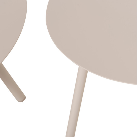 Σετ σαλονι 5τμχ stern hm6555.02 ανοιχτο μπεζ αλουμινιο & olefin--twist wicker φυσικο **