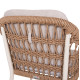 ΠΟΛΥΘΡΟΝΑ BOXER HM6556.02 ΑΛΟΥΜΙΝΙΟ & OLEFIN ΜΠΕΖ-TWIST WICKER 58x60x80Yεκ - 2τεμ **